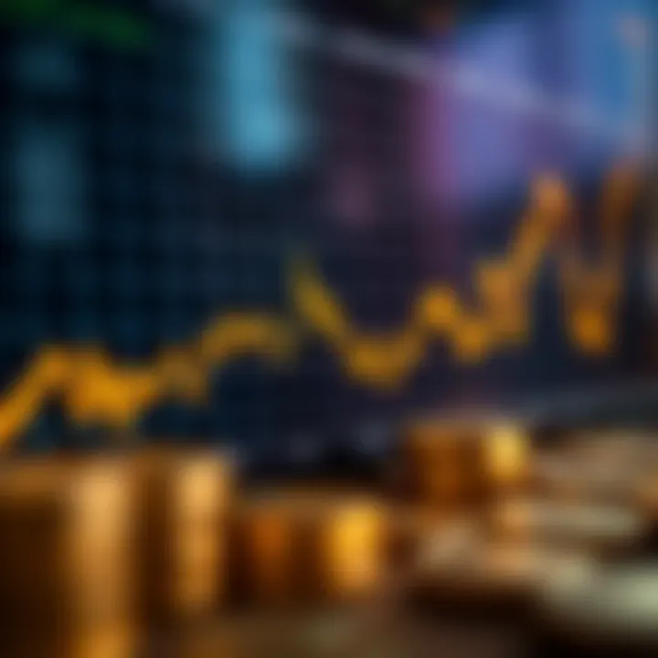 Graph depicting investment strategies in gold