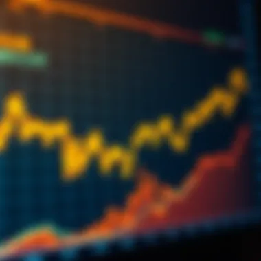 Cryptocurrency Market Fluctuations Graph depicting cryptocurrency market fluctuations