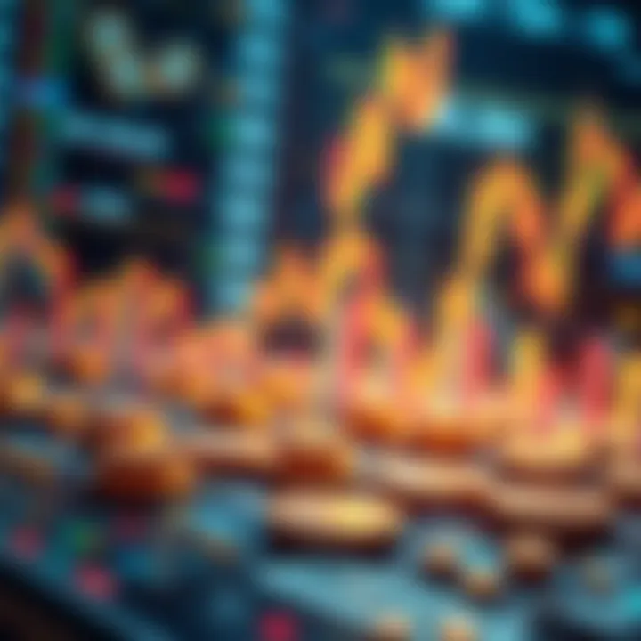 Dynamic interplay of algorithms in cryptocurrency trading