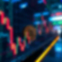 Dynamic altcoin price chart showcasing volatility