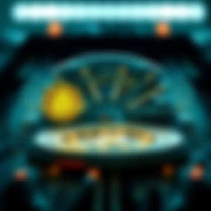 Innovations in Blockchain Technology A futuristic representation of blockchain technology