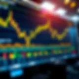 Cryptocurrency Market Trends An analysis chart showcasing cryptocurrency trends