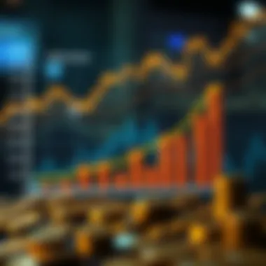 Graph illustrating the growth of staking assets over time