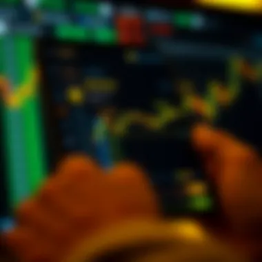 User interface of the Binance US app showcasing trading options