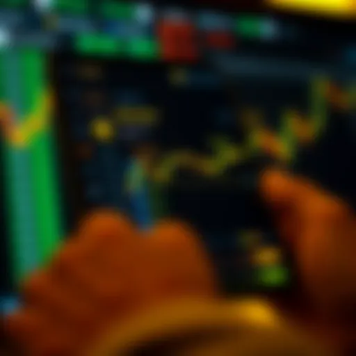 User interface of the Binance US app showcasing trading options