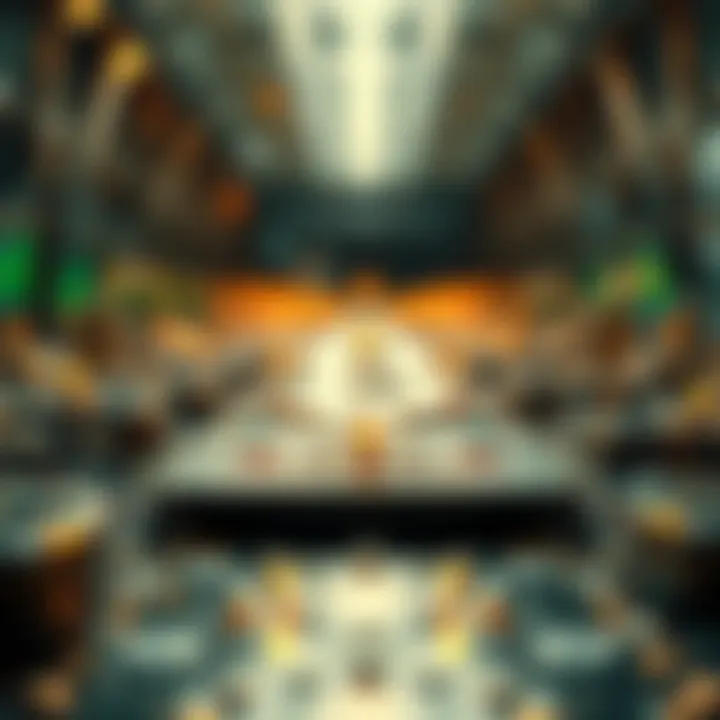 The Backbone of NFTs: Blockchain Blockchain technology illustration showcasing secure transactions