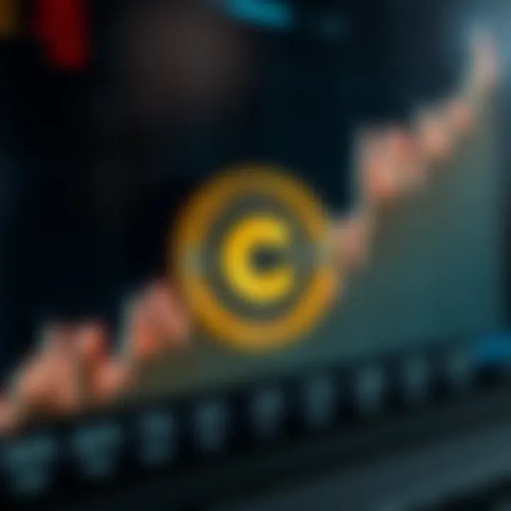 Chart showing market trends for Celsius Coin