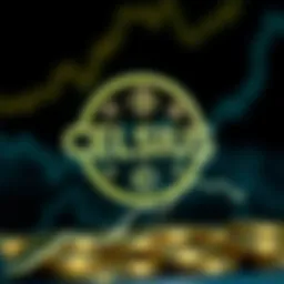 Celsius logo with cryptocurrency symbols