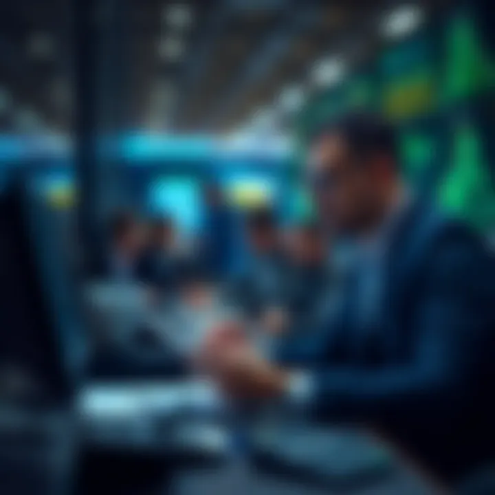 Investor analyzing crypto loan options