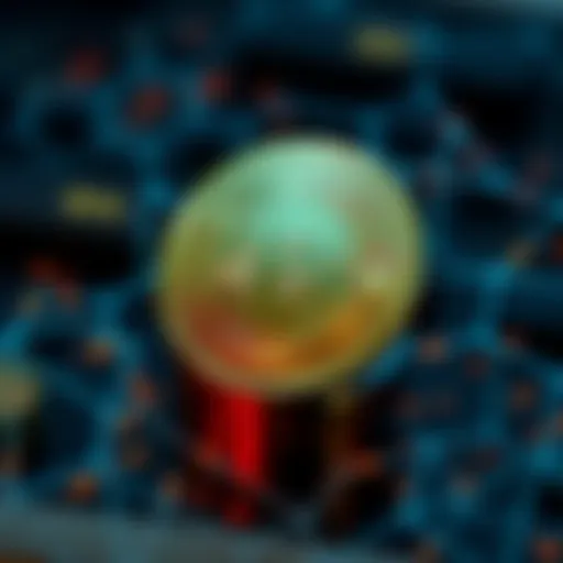 Visual representation of cryptocurrency transactions