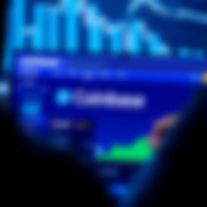 User interface of Coinbase showing an overview