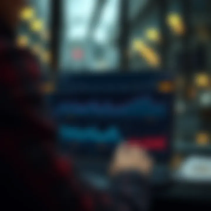 Market Insights in Coinbase Web App Market insights section of the Coinbase web app in use