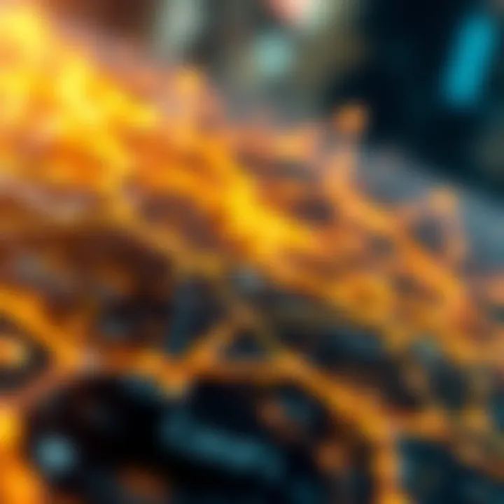 Blockchain Technology Overview An abstract representation of blockchain technology