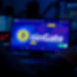 Visual representation of CoinGate payment gateway interface