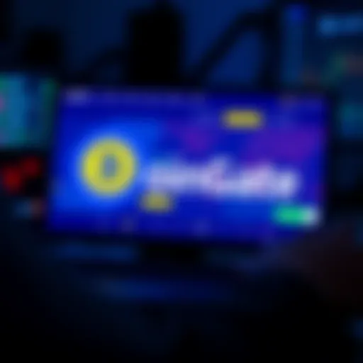 Visual representation of CoinGate payment gateway interface