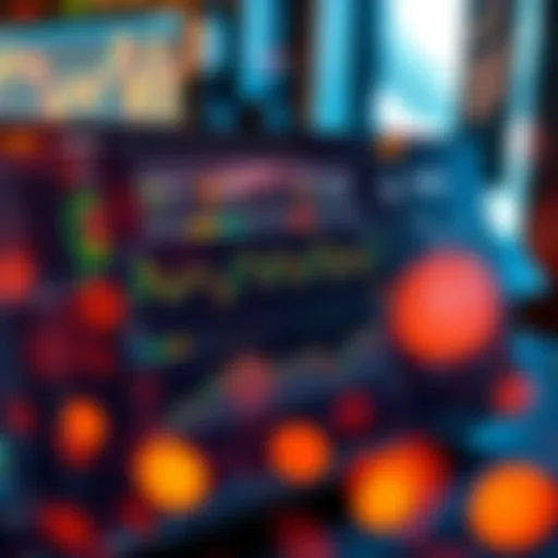 Coinspot Trading Dashboard Overview Aerial view of a vibrant cryptocurrency trading dashboard displaying Coinspot features