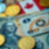 Historical Context of US and Canadian Currency Historical overview of US and Canadian currencies.