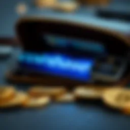 Visual representation of Coinbase wallet features