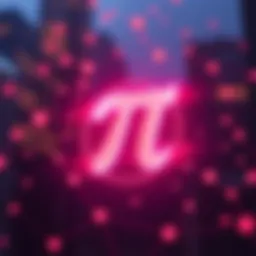 Illustration of the Pi Network logo representing digital innovation