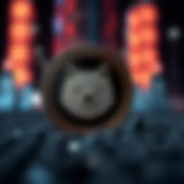 Shiba Coin: Symbol of Innovation Shiba Coin logo with a futuristic background