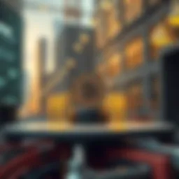 Conceptual illustration of a secure cryptocurrency platform