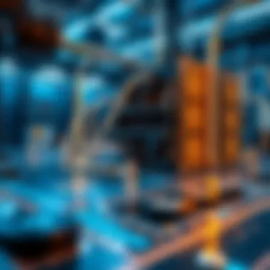 Conceptual diagram of a cryptocurrency mining pool architecture