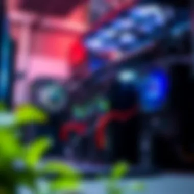 Efficient cooling system for mining rig