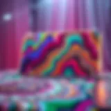 Vibrant Digital Canvas for NFTs Digital canvas featuring vibrant colors for NFT art creation