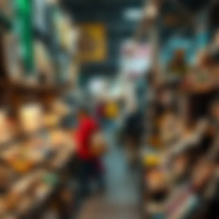 Exploring NFT Marketplaces Diverse NFT marketplaces showcasing digital artwork