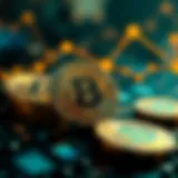 Visual representation of blockchain technology