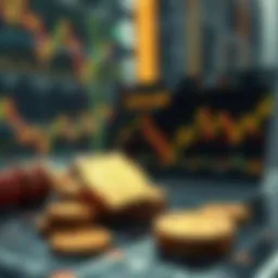 Graphical representation of algorithmic trading trends in cryptocurrency.