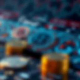 A digital representation of cryptocurrency transactions showing potential vulnerabilities.