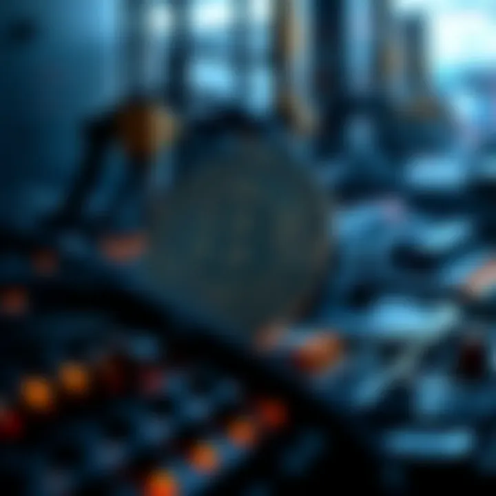 The Role of Blockchain in Cryptocurrency Mining Illustration of blockchain technology in action