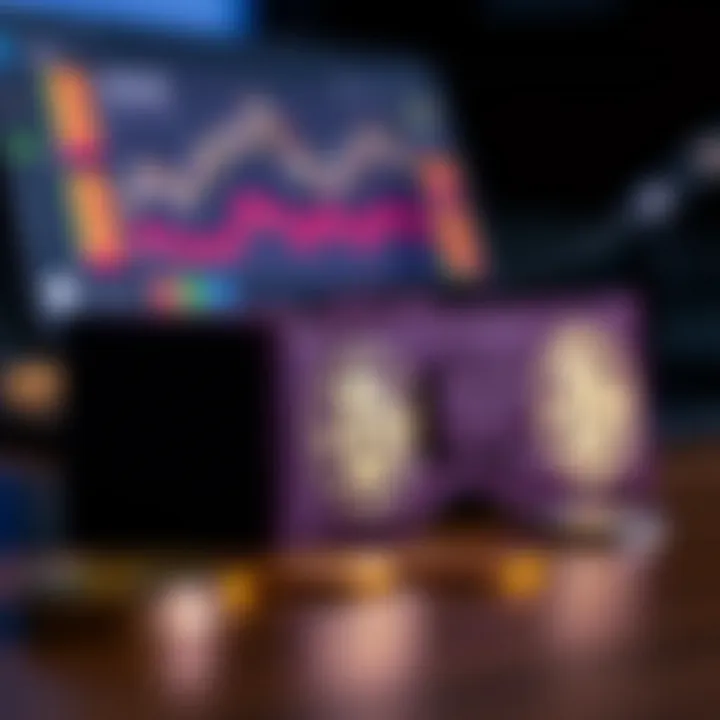 Digital Wallets for Cryptocurrency Illustration of digital wallets for crypto storage