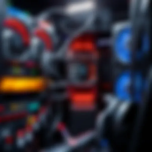 High-Performance Mining Rig A high-performance mining rig showcasing advanced technology