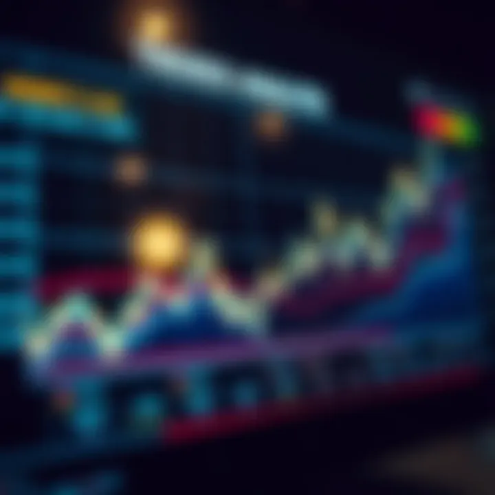 Market Trends Analysis Graph depicting market trends of popular cryptocurrencies