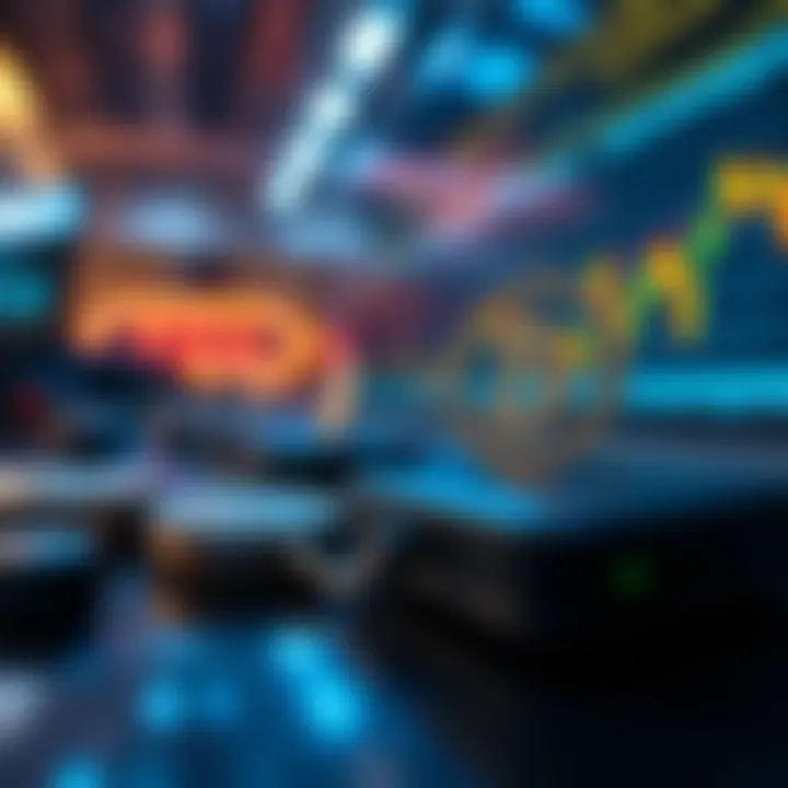 Conceptual image of reward mechanisms in trading