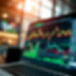 Dynamic trading platform interface with cryptocurrency charts