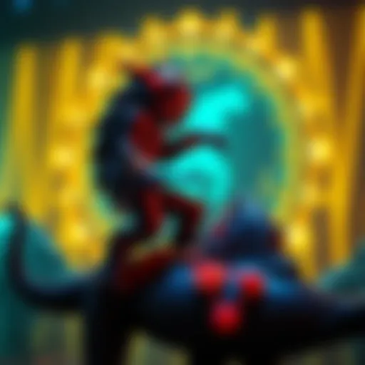 A digital canvas showcasing innovative NFT artworks