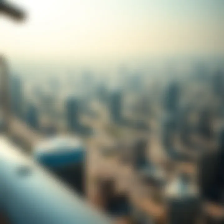 Aerial view of Akon Crypto City showcasing its innovative design and structure