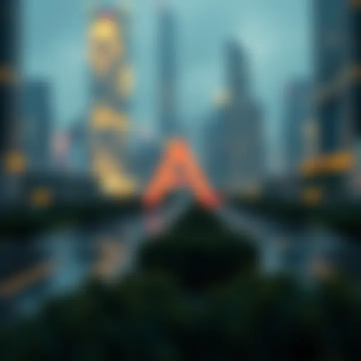 Ankr logo in a modern digital landscape