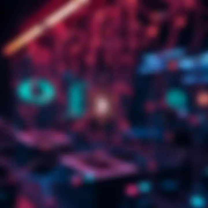 Visual representation of decentralized web architecture