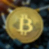 A visual representation of a Bitcoin address structure