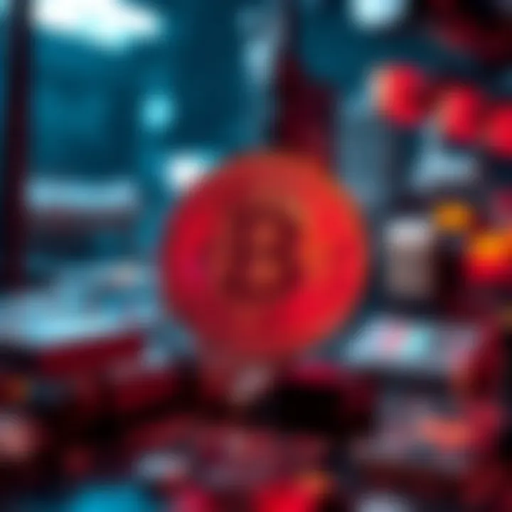 The Tech Behind Bitcoin An abstract representation of technological infrastructure supporting Bitcoin.