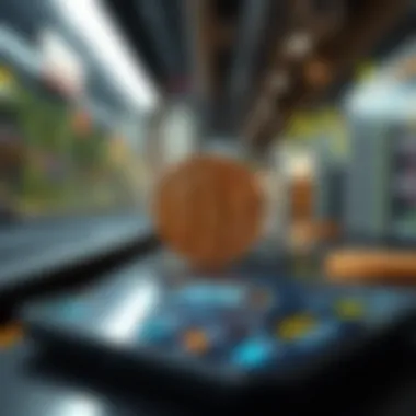 Visual representation of API integration in crypto applications