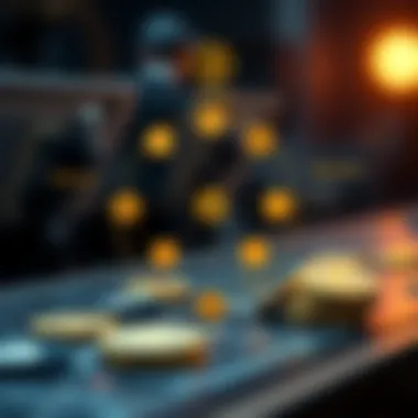 Integration of Tokens in the Crypto Ecosystem Diagram illustrating the integration of tokens within the crypto ecosystem