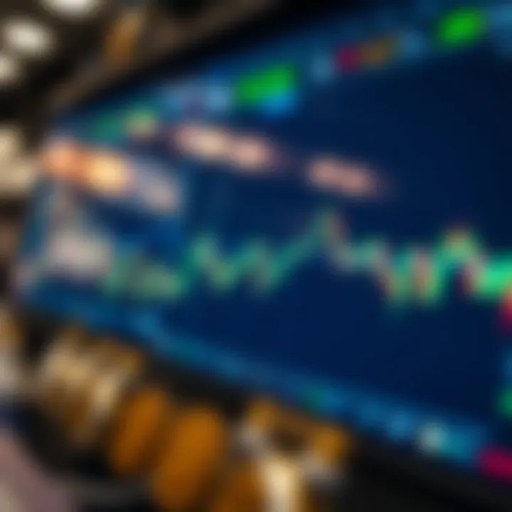 Digital Assets Trading Interface Illustration of digital assets on a trading interface