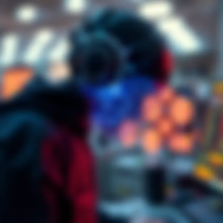 Addressing Privacy in AI Innovations A conceptual illustration of privacy concerns in AI technology