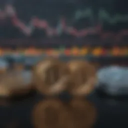 Visual representation of cryptocurrency market data analysis