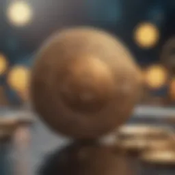 Visual representation of fun token cryptocurrency